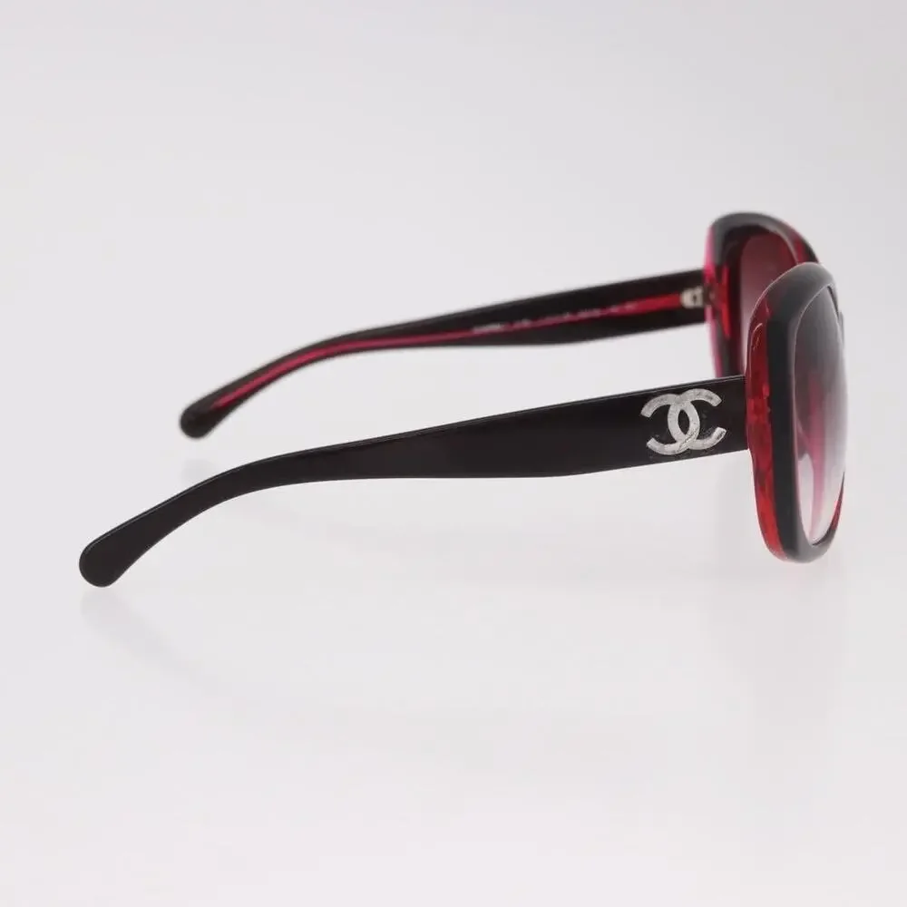 Chanel CC Sunglasses Red
